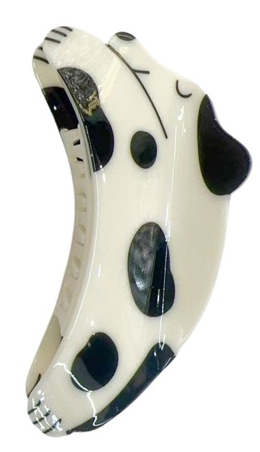 Spotty Dog Claw Clip | Black & White
