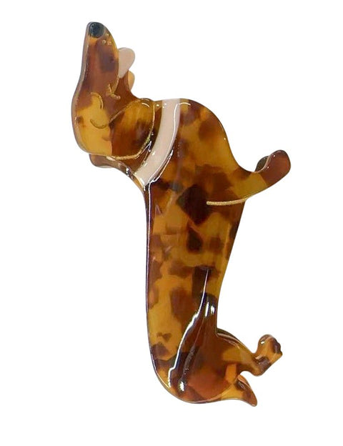 Sausage Dog Claw Clip | Tortoiseshell