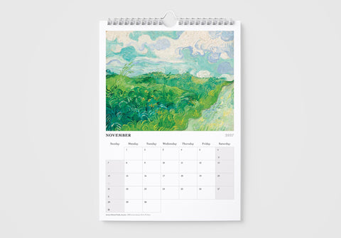 Vincent Van Gogh 2027 Wall Calendar