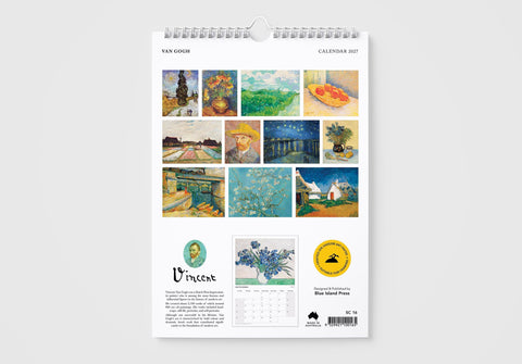 Vincent Van Gogh 2027 Wall Calendar