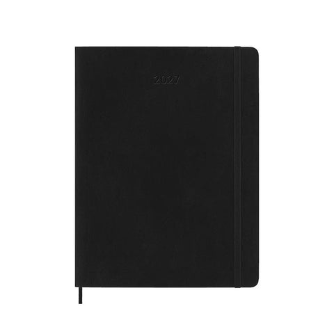 2027 Monthly Diary Soft Cover Extra Large | Black