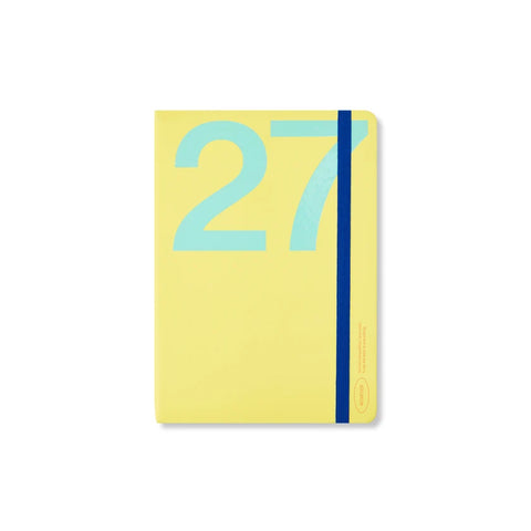 2027 Weekly Achiever Diary A5 - Yellow & Sky