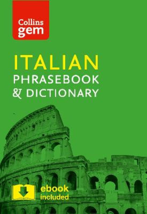 Collins Italian Phrasebook and Dictionary Gem Edition by Collins Dictionaries - 9780008135911