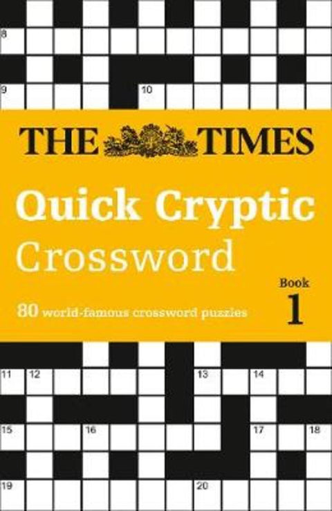 The Times Quick Cryptic Crossword Book 1 by The Times Mind Games - 9780008139810