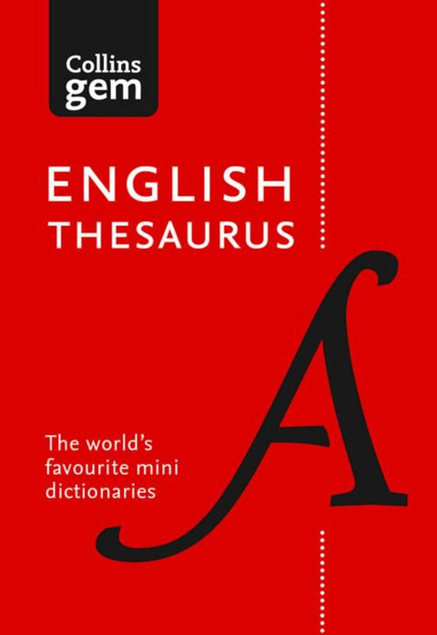 English Gem Thesaurus by Collins Dictionaries - 9780008141691
