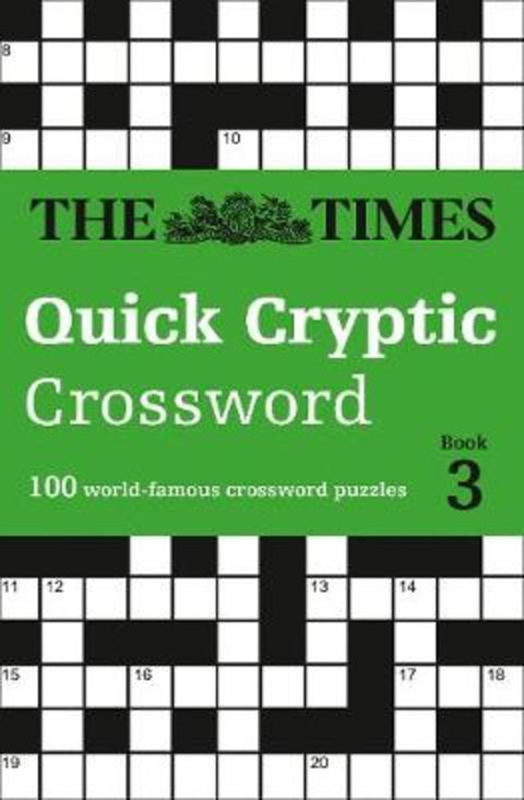The Times Quick Cryptic Crossword Book 3 by The Times Mind Games - 9780008241285