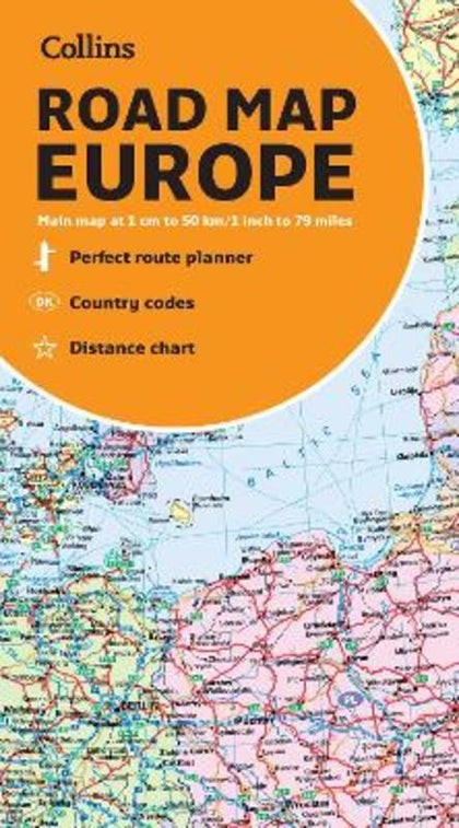 Collins Map of Europe by Collins Maps | Harry Hartog – Harry Hartog ...