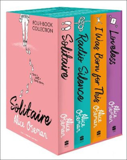 Alice Oseman Four-Book Collection Box Set (Solitaire, Radio Silence, I Was Born For This, Loveless) by Alice Oseman - 9780008507992