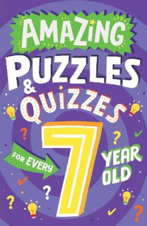 Amazing Puzzles and Quizzes for Every 7 Year Old by Clive Gifford - 9780008562175