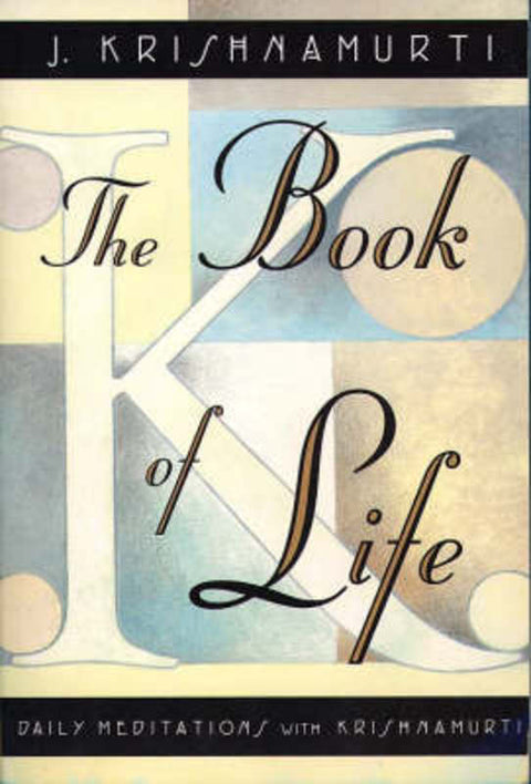 The Book of Life by Jiddu Krishnamurti - 9780060648794