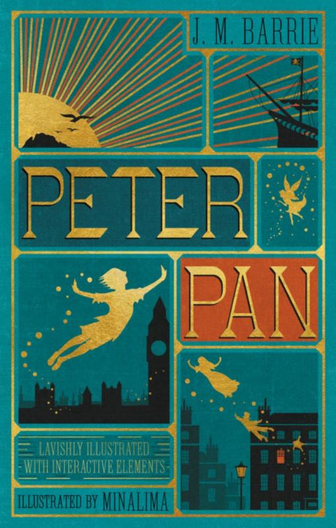 Peter Pan (MinaLima Edition) (lllustrated with Interactive Elements) by J. M. Barrie - 9780062362223