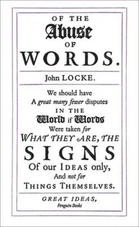 Of the Abuse of Words by John Locke - 9780141043876