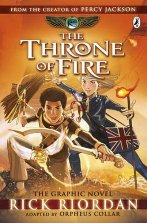 The Throne of Fire: The Graphic Novel (The Kane Chronicles Book 2) by Rick Riordan - 9780141366586