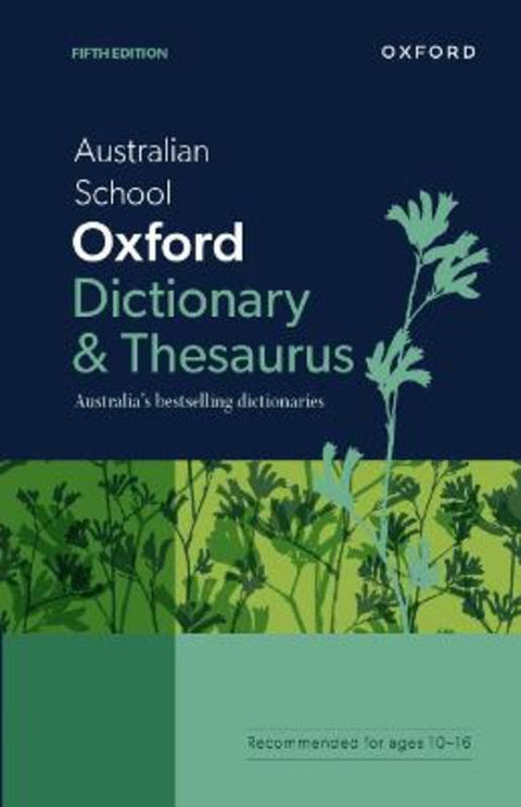 Australian School Oxford Dictionary & Thesaurus by Gwynn - 9780190334031