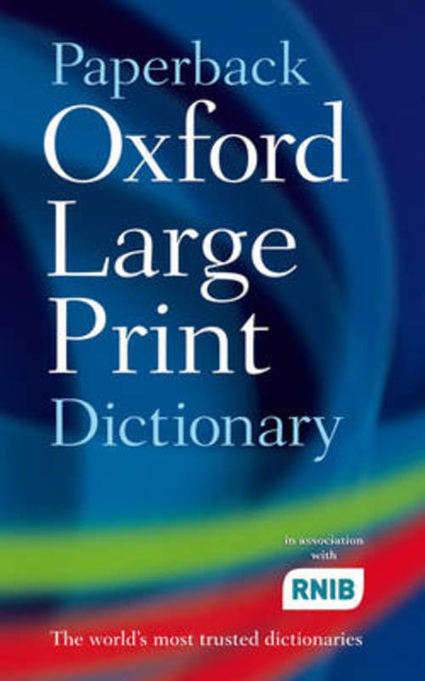 Paperback Oxford Large Print Dictionary by Oxford Languages - 9780199216307