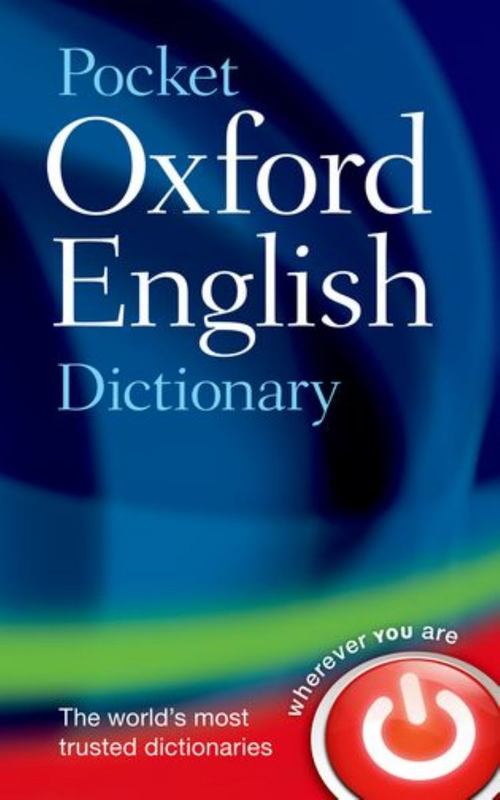 Pocket Oxford English Dictionary by Oxford Languages - 9780199666157