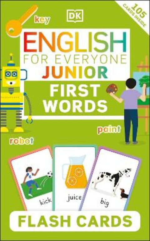 English for Everyone Junior First Words Flash Cards by DK - 9780241525678