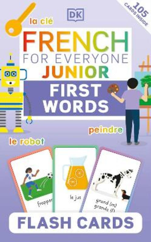 French for Everyone Junior First Words Flash Cards by DK - 9780241601402