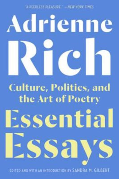 Essential Essays by Adrienne Rich - 9780393355130