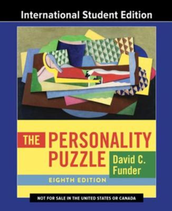 The Personality Puzzle by David C. Funder (University of California, Riverside) - 9780393422009