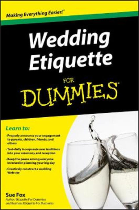 Wedding Etiquette For Dummies by Sue Fox - 9780470502082