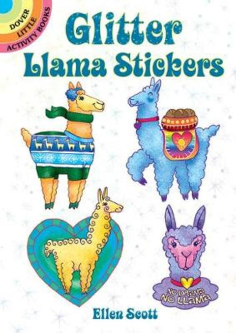 Glitter Llama Stickers by Ellen Scott - 9780486829135