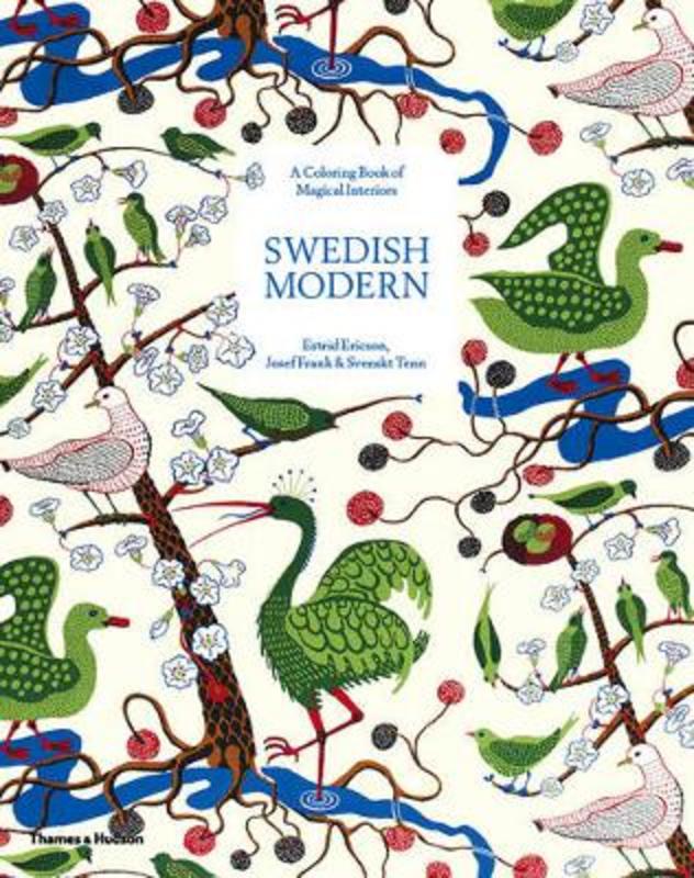 Swedish Modern: A Colouring Book of Magical Interiors by Janet Colletti - 9780500293294