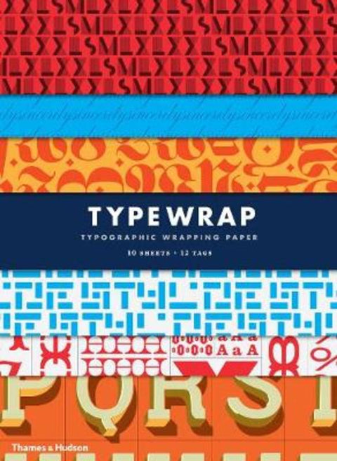Type Wrap: Typographic Gift Wrapping Paper Book by Rick Landers - 9780500420805