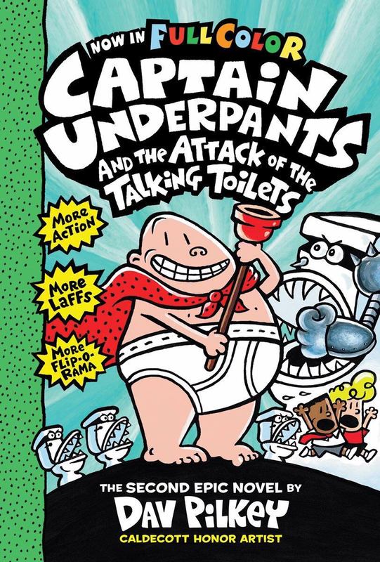 Captain Underpants and the Attack of the Talking Toilets Colour Edition by Dav Pilkey - 9780545599320