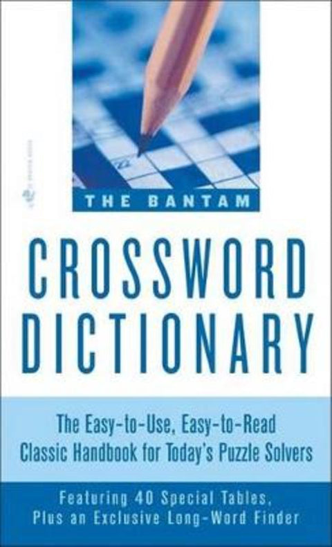 The Bantam Crossword Dictionary by Walter D. Glanze - 9780553263756