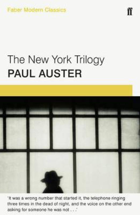 The New York Trilogy by Paul Auster - 9780571322800