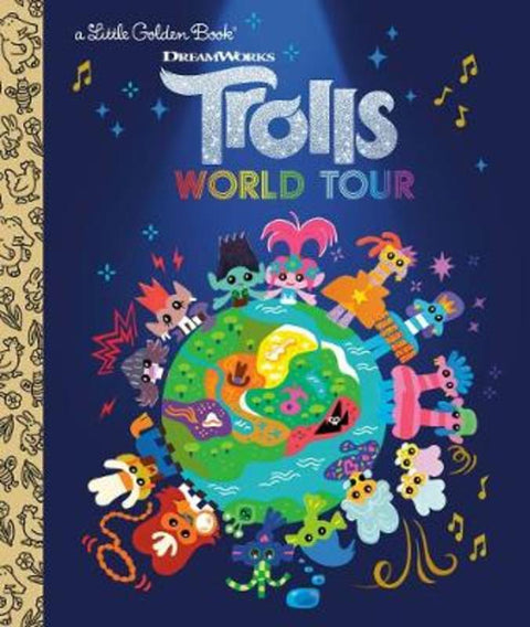 Trolls World Tour Little Golden Book (DreamWorks Trolls World Tour) by David Lewman - 9780593122396