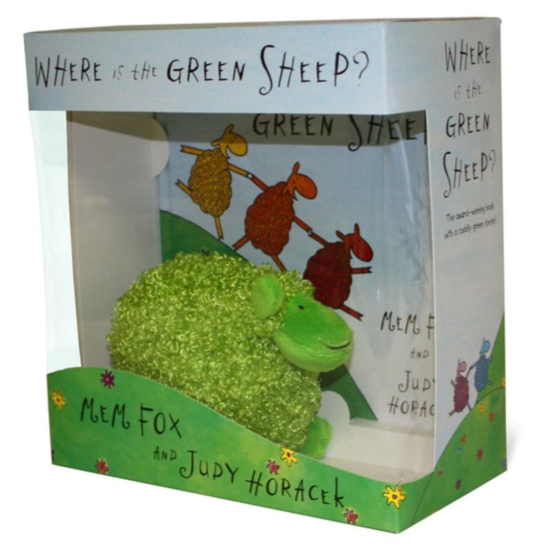Where is the Green Sheep? Hardback book and plush toy boxed set by Mem Fox - 9780670073641