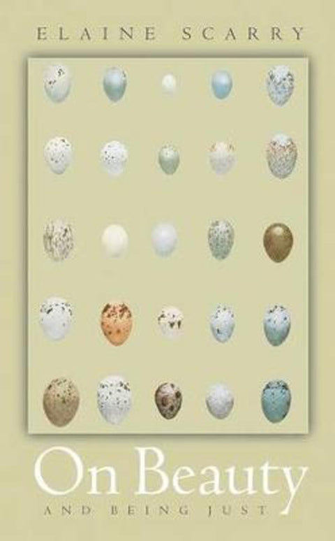 On Beauty and Being Just by Elaine Scarry - 9780691089591