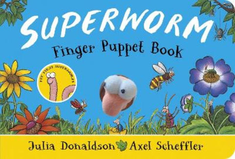 Superworm Finger Puppet Book - the wriggliest, squiggliest superhero ever! by Julia Donaldson - 9780702313691