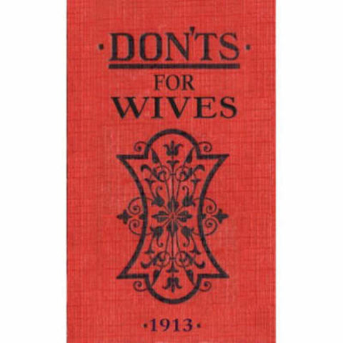 Don'ts for Wives by Blanche Ebbutt - 9780713687903