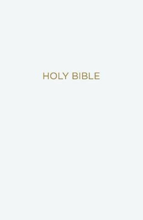 NKJV, Gift and Award Bible, Leather-Look, White, Red Letter, Comfort Print by Thomas Nelson - 9780718075163