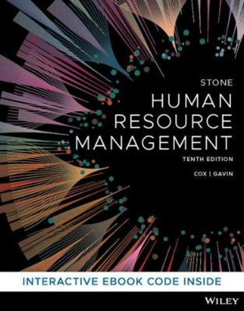 Human Resource Management, 10th Edition by Raymond J. Stone - 9780730385356