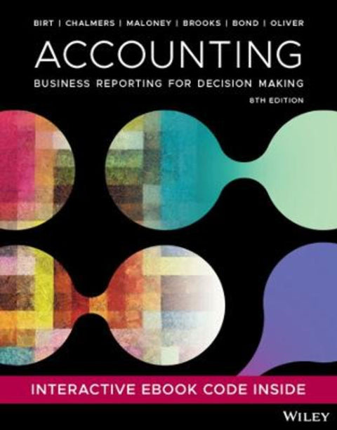 Accounting by Jacqueline Birt (University of Western Australia, Australia) - 9780730396475
