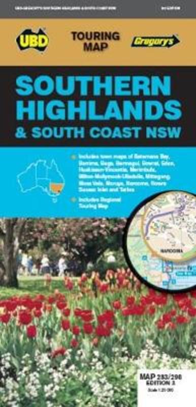 Southern Highlands & South Coast NSW Map 283/298 3rd ed by UBD Gregory's - 9780731931804
