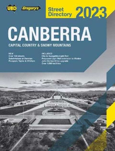 Canberra Capital Country & Snowy Mountains Street Directory 2023 27th