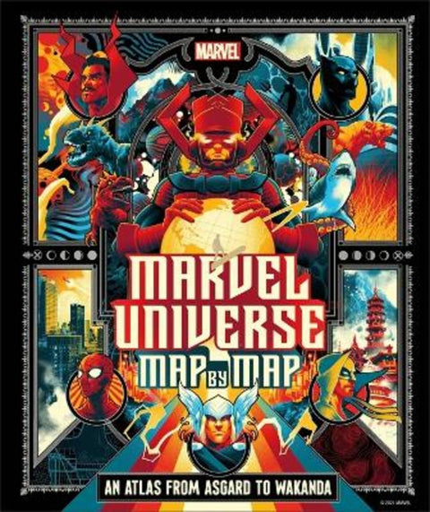 Marvel Universe Map By Map by James Hill - 9780744039795