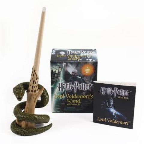 Harry Potter Voldemort's Wand with Sticker Kit by Running Press - 9780762452415
