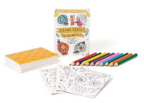 Sugar Skulls Coloring Kit by Running Press - 9780762460793