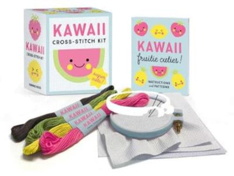 Kawaii Cross-Stitch Kit by Sosae Caetano - 9780762493807