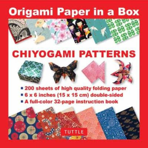 Origami Paper in a Box - Chiyogami Patterns by Tuttle Studio - 9780804852043