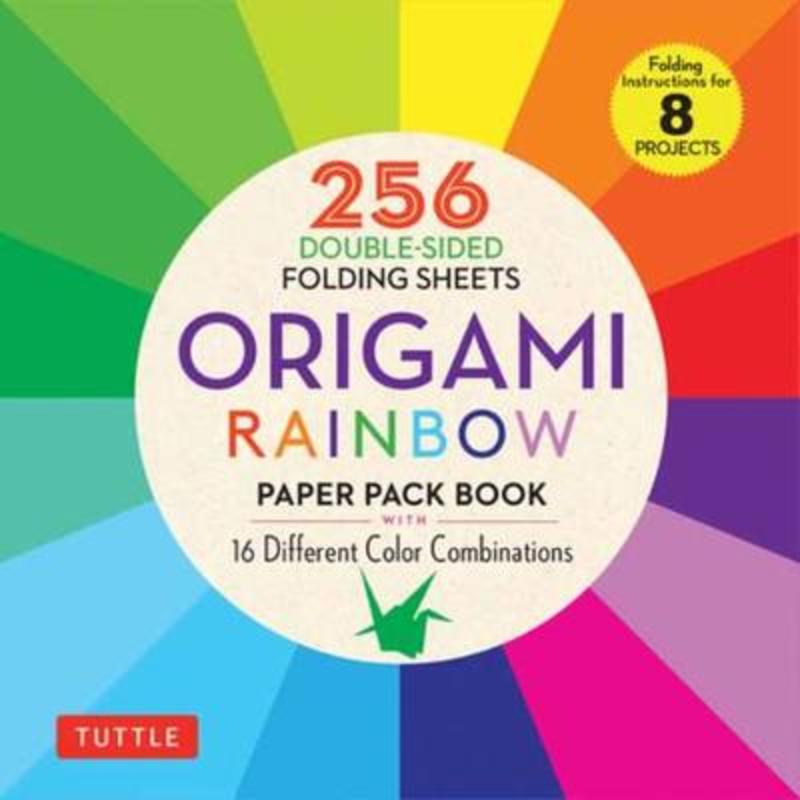 Origami Rainbow Paper Pack Book by Tuttle Studio - 9780804853316