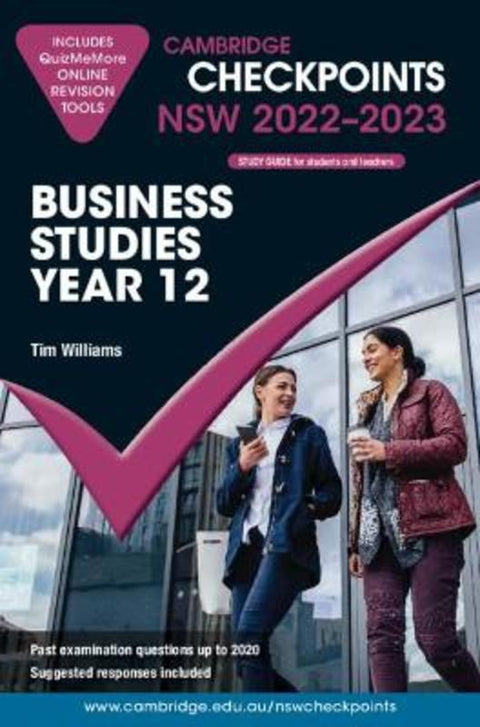 Cambridge Checkpoints NSW Business Studies Year 12 2022-2023 by Tim Williams - 9781009093507
