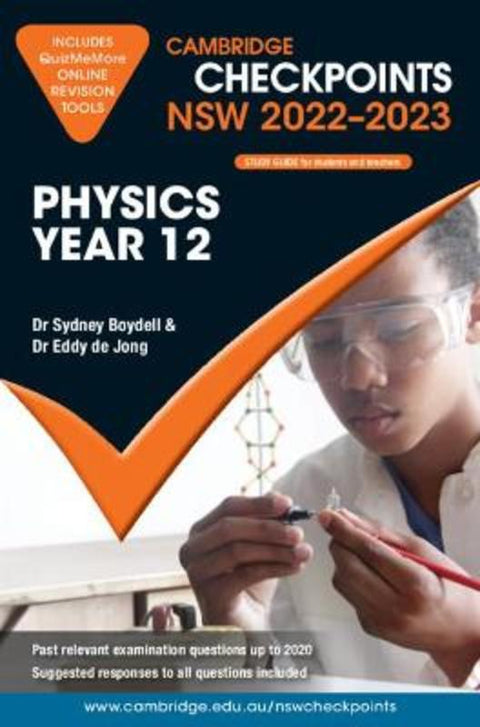 Cambridge Checkpoints NSW Physics Year 12 2022-2023 by Sydney Boydell - 9781009093743