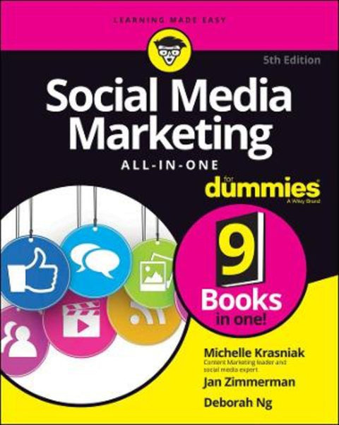 Social Media Marketing All-in-One For Dummies by Michelle Krasniak - 9781119696872